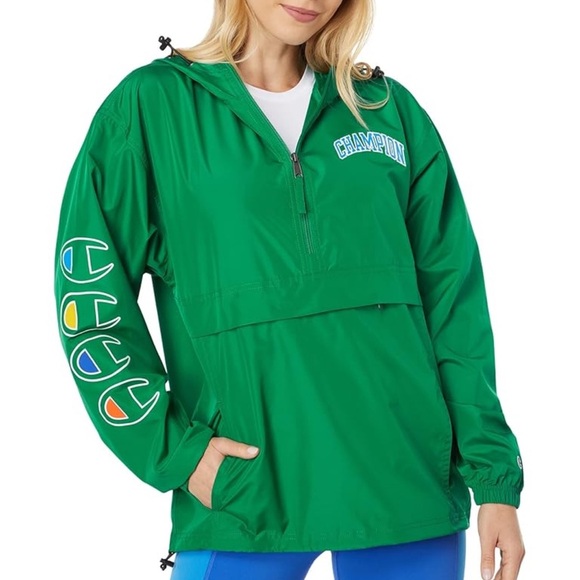 Champion Packable Jacket - Size Large - Green - Picture 1 of 9